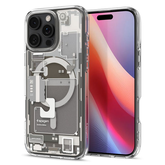 Capa MagSafe para Apple iPhone 16 Pro, Spigen, Ultra Hybrid Zero One, Bege ACS08137