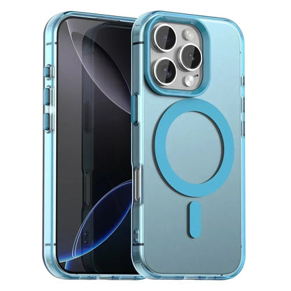 Capa MagSafe para Apple iPhone 16 Pro, Techsuit, CandyCase, Azul