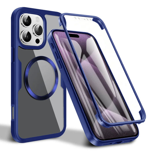 Capa MagSafe para Apple iPhone 16 Pro, Techsuit, ColorVerse 360, Azul
