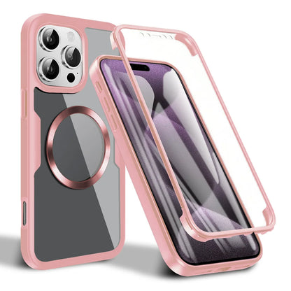 Capa MagSafe para Apple iPhone 16 Pro, Techsuit, ColorVerse 360, Rosa