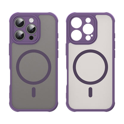 Capa MagSafe para Apple iPhone 16 Pro, Techsuit, HaloFrost II, Roxo