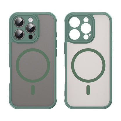 Capa MagSafe para Apple iPhone 16 Pro, Techsuit, HaloFrost II, Verde