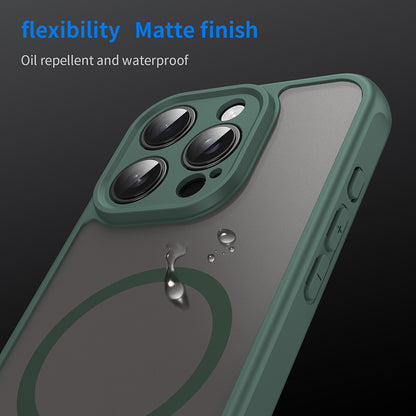 Capa MagSafe para Apple iPhone 16 Pro, Techsuit, HaloFrost II, Verde