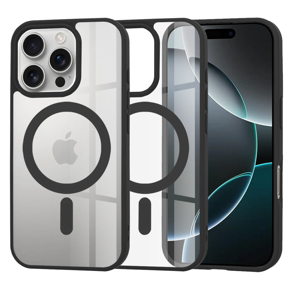 Capa MagSafe para Apple iPhone 16 Pro, Techsuit, Pro, Preta
