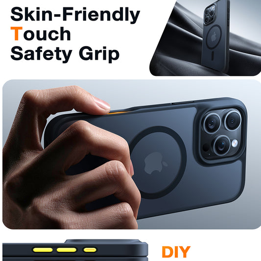 Capa MagSafe para Apple iPhone 16 Pro, Torras, Guardian, Preta