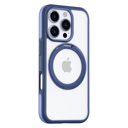 Capa MagSafe para Apple iPhone 16 Pro, Torras, Ostand R Fusion, Azul-marinho