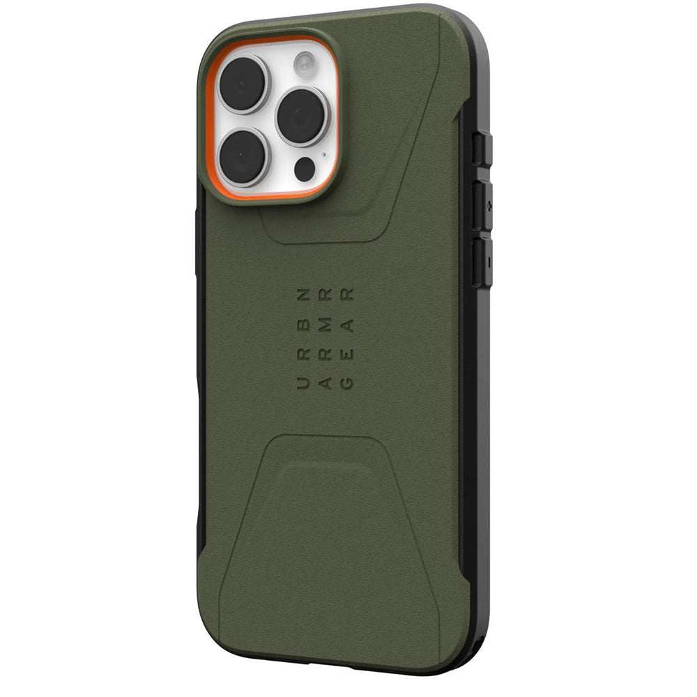 Capa MagSafe para Apple iPhone 16 Pro, Urban Armor Gear, Civilian, Verde