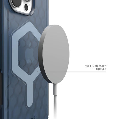 Capa MagSafe para Apple iPhone 16 Pro, Urban Armor Gear, Essential Armor, Azul