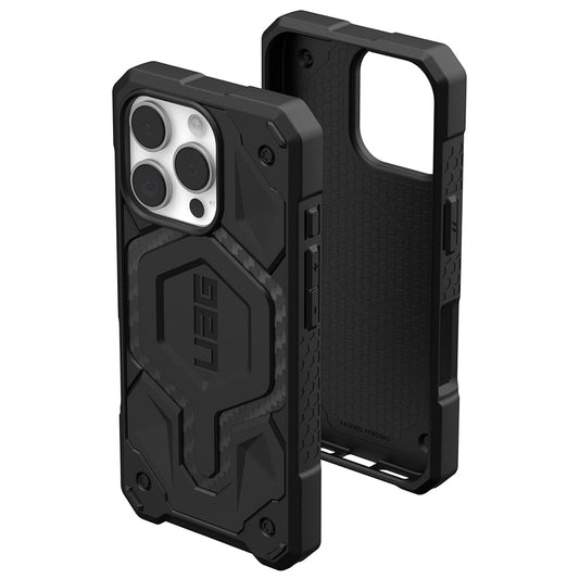 Capa MagSafe para Apple iPhone 16 Pro, Urban Armor Gear, Monarch Pro Carbon, Preta
