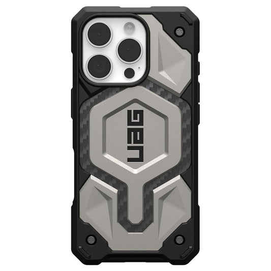 Capa MagSafe para Apple iPhone 16 Pro, Urban Armor Gear, Monarch Pro, Cinzento