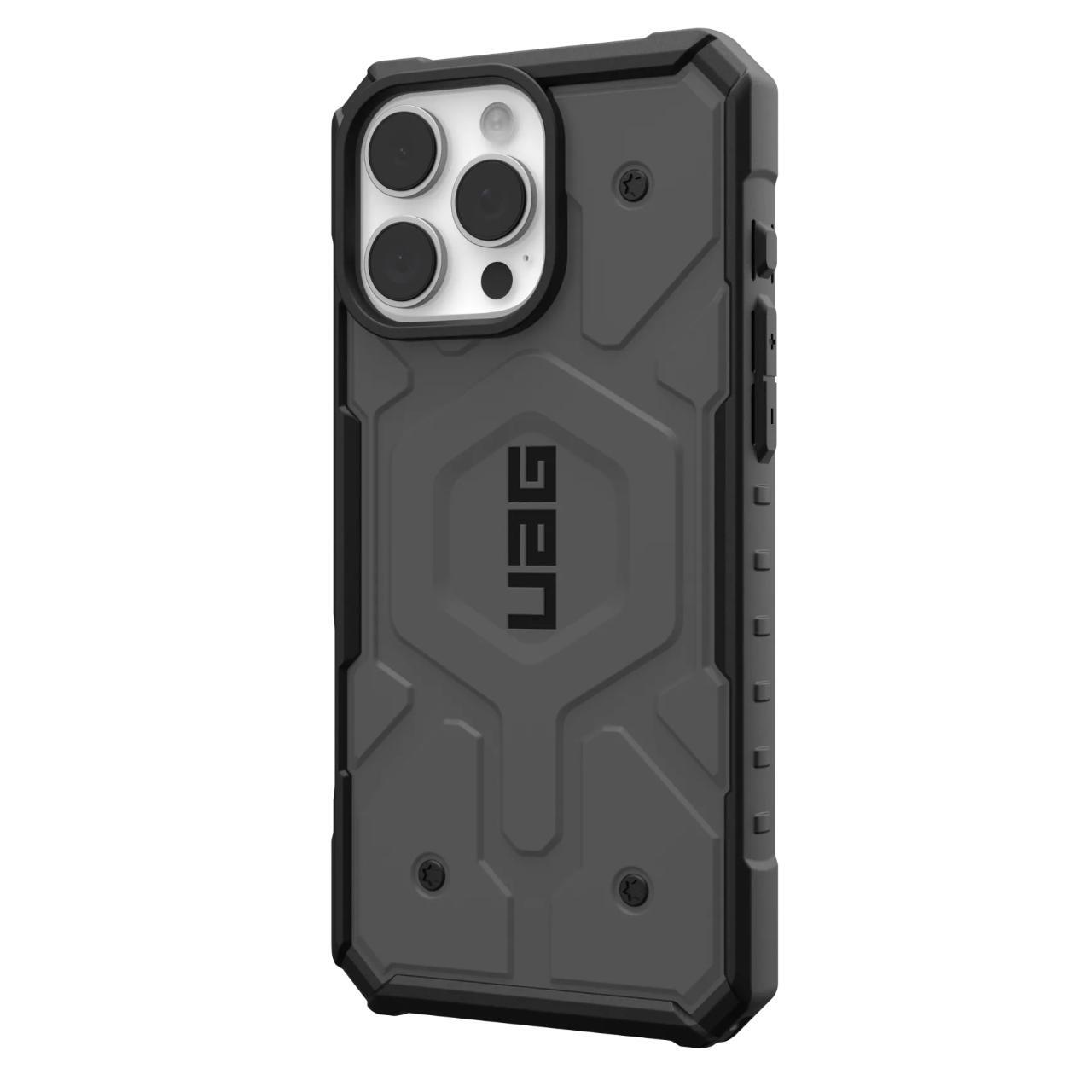 Capa MagSafe para Apple iPhone 16 Pro, Urban Armor Gear, Pathfinder, Prateada