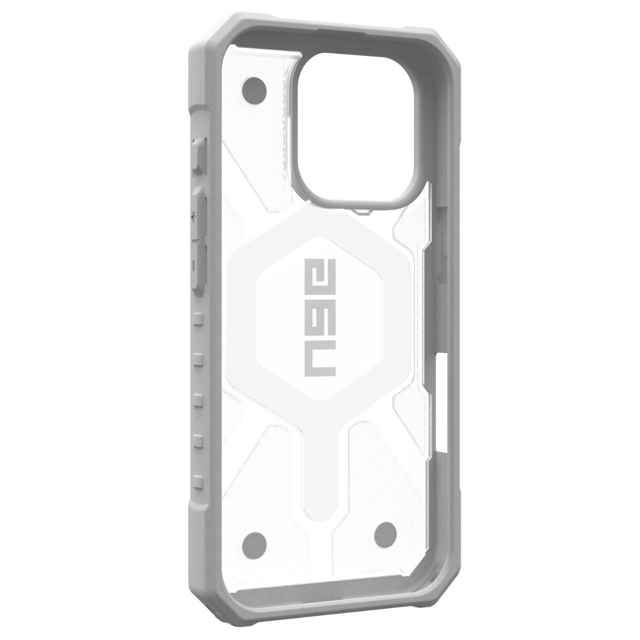 Capa MagSafe para Apple iPhone 16 Pro, Urban Armor Gear, Pathfinder Clear, Verde