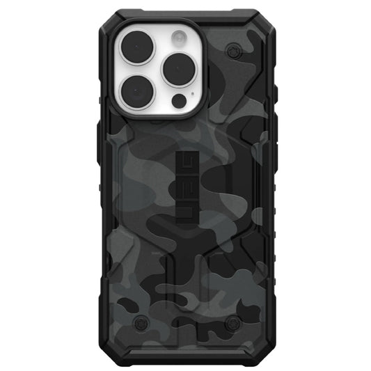 Capa MagSafe para Apple iPhone 16 Pro, Urban Armor Gear, Pathfinder SE Midnight Camo, Camuflagem