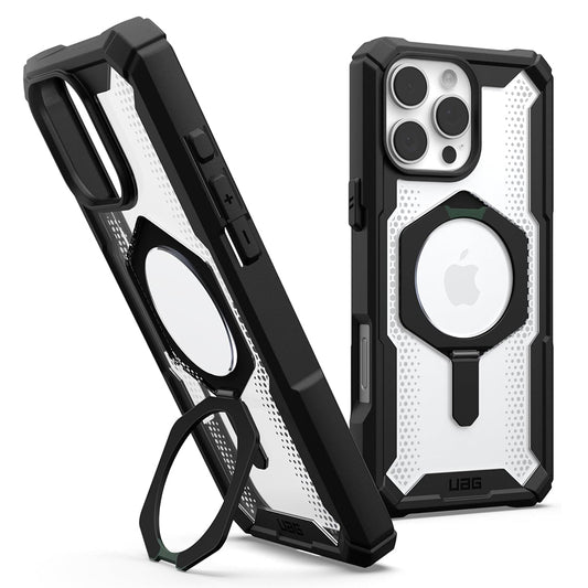 Capa MagSafe para Apple iPhone 16 Pro, Urban Armor Gear, Plasma XTE, Preto Transparente
