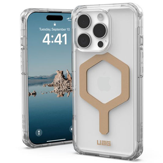 Capa MagSafe para Apple iPhone 16 Pro, Urban Armor Gear, Plyo, Dourada