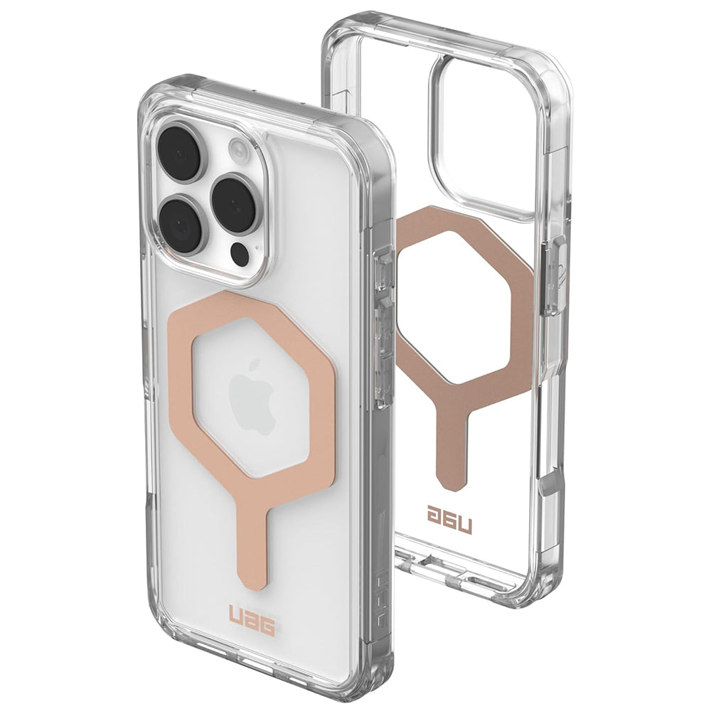 Capa MagSafe para Apple iPhone 16 Pro, Urban Armor Gear, Plyo, Rosa Dourado
