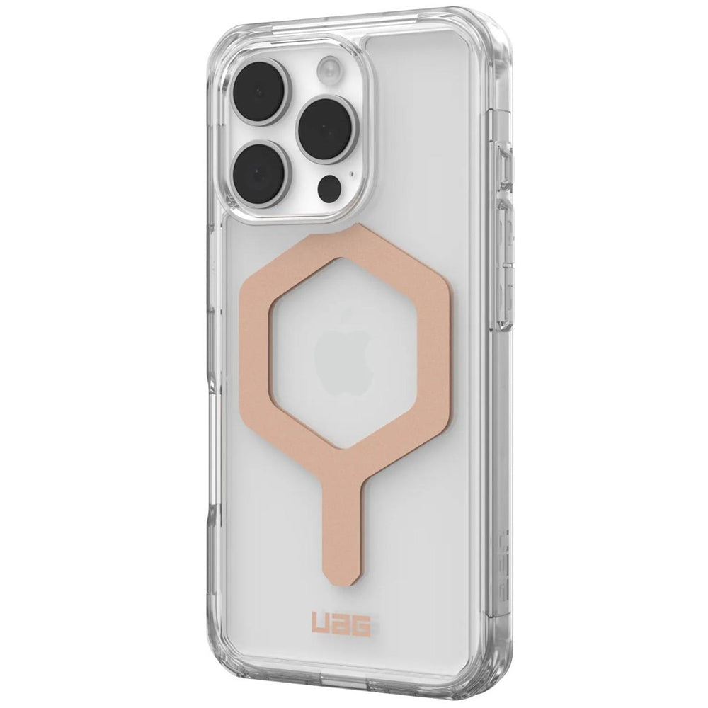 Capa MagSafe para Apple iPhone 16 Pro, Urban Armor Gear, Plyo, Rosa Dourado