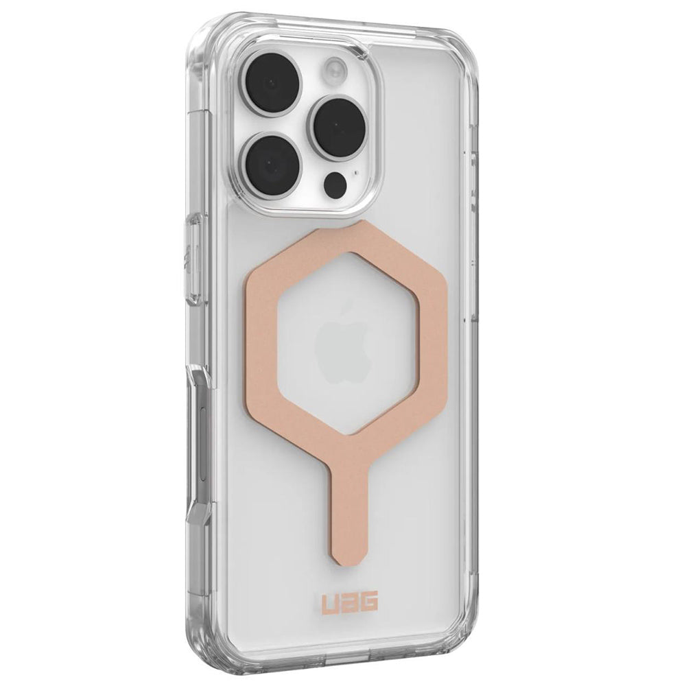 Capa MagSafe para Apple iPhone 16 Pro, Urban Armor Gear, Plyo, Rosa Dourado