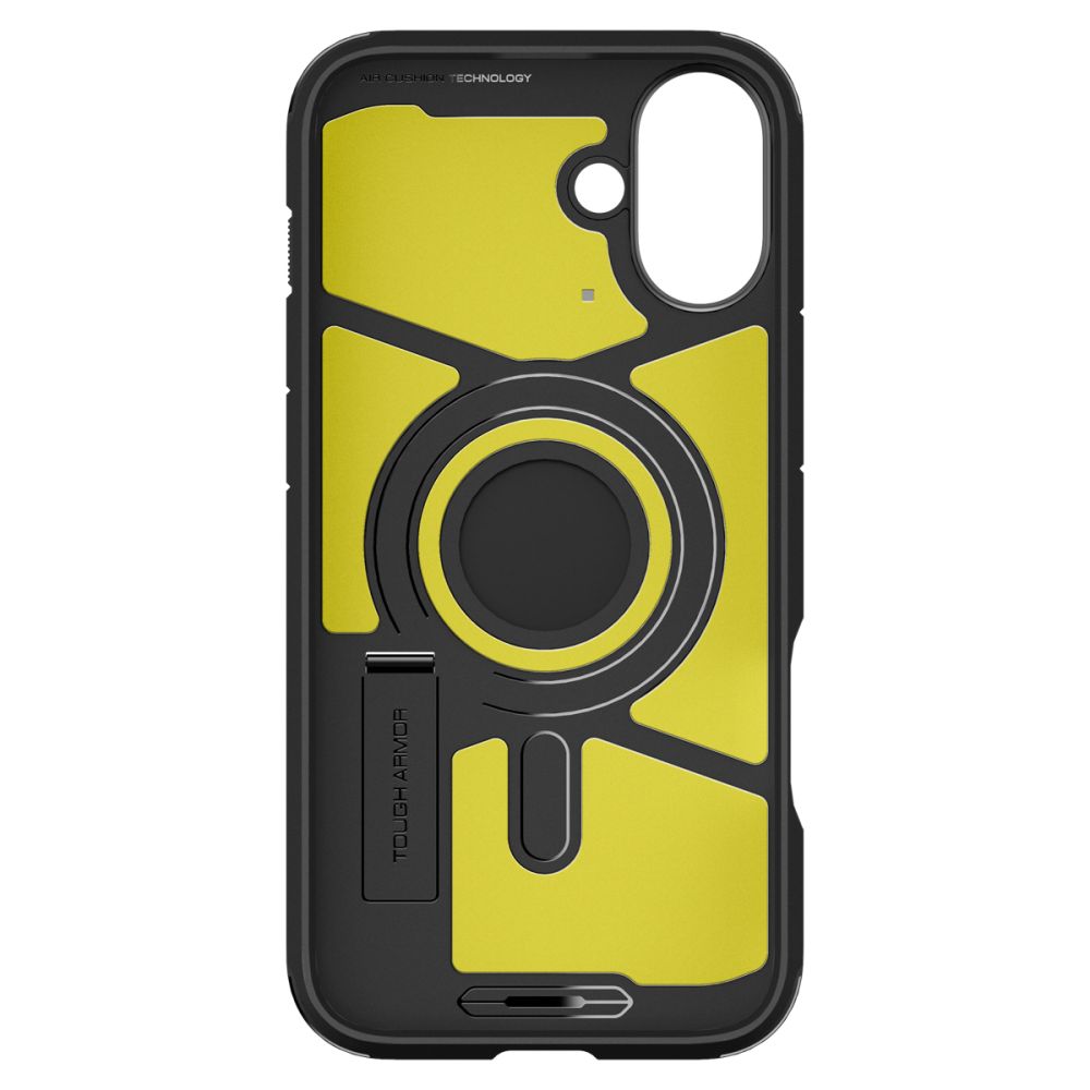 Capa MagSafe para Apple iPhone 16, Spigen, Tough Armor, Preta ACS08216