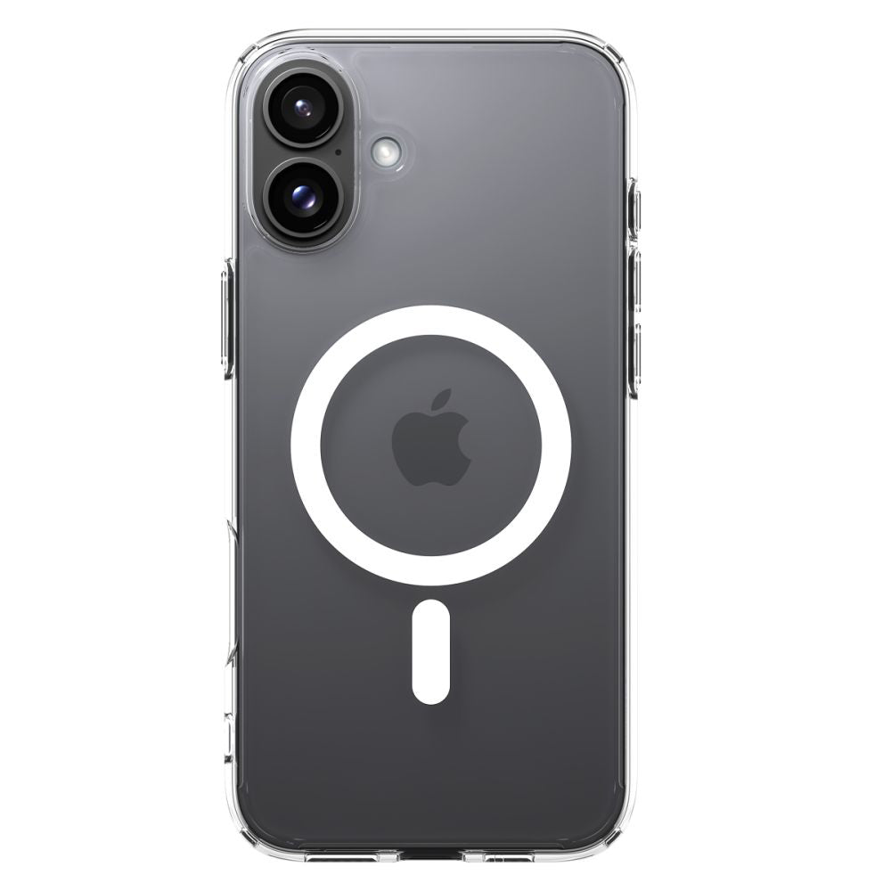 Capa MagSafe para Apple iPhone 16, Spigen, Ultra Hybrid, Branca