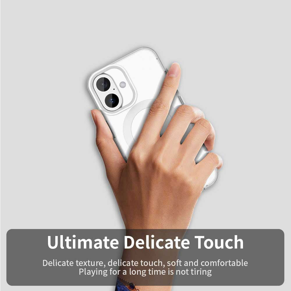 MagSafe Case for Apple iPhone 16, Techsuit, CandyCase, White