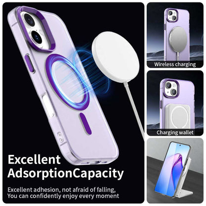 Capa MagSafe para Apple iPhone 16, Techsuit, CandyCase, Roxo