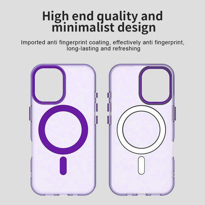 Capa MagSafe para Apple iPhone 16, Techsuit, CandyCase, Roxo