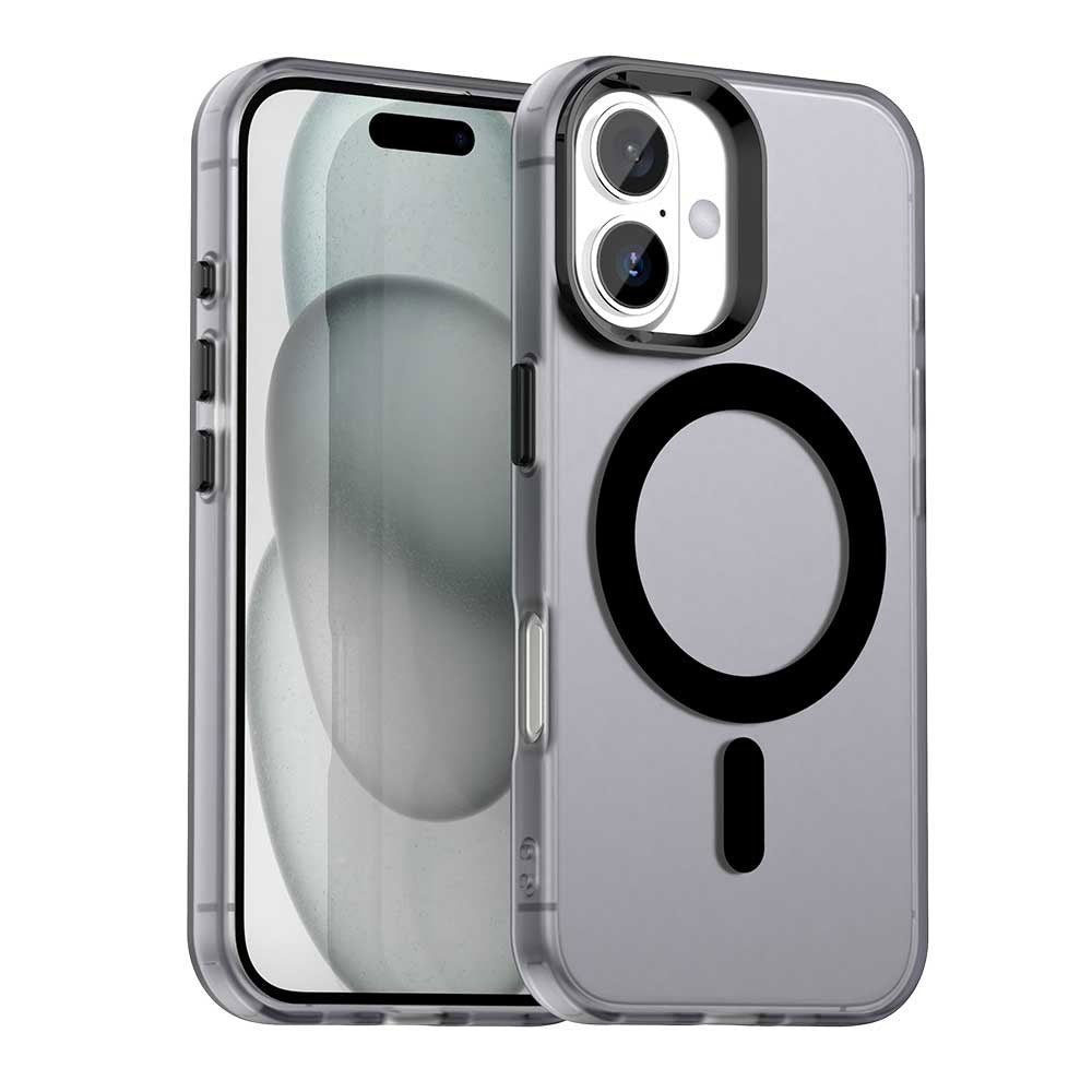 MagSafe Case for Apple iPhone 16, Techsuit, CandyCase, Black