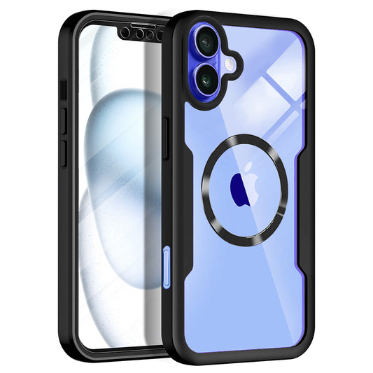 Capa MagSafe para Apple iPhone 16, Techsuit, ColorVerse 360, Preta