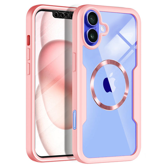 Capa MagSafe para Apple iPhone 16, Techsuit, ColorVerse 360, Rosa