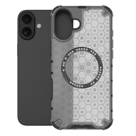 Capa MagSafe para Apple iPhone 16, Techsuit, HoneyComb Shield, Branca