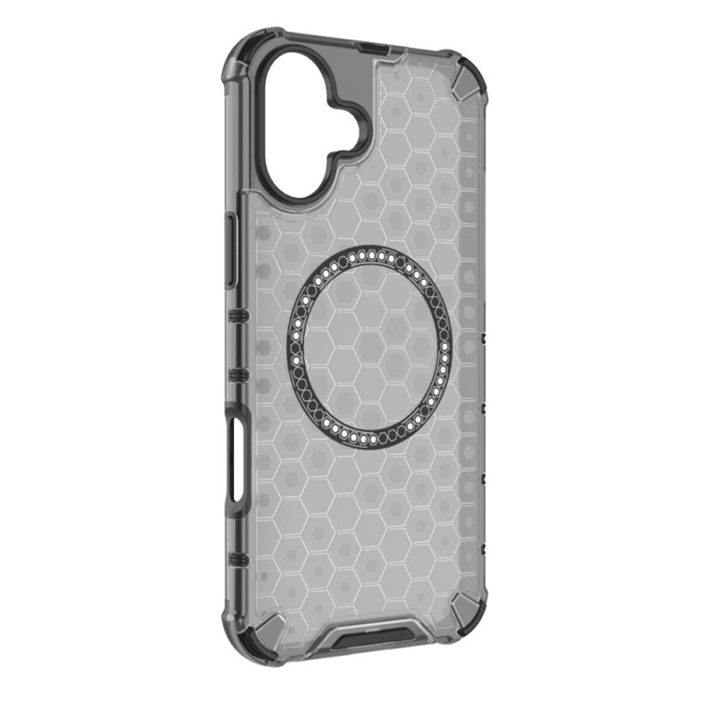 Capa MagSafe para Apple iPhone 16, Techsuit, HoneyComb Shield, Branca