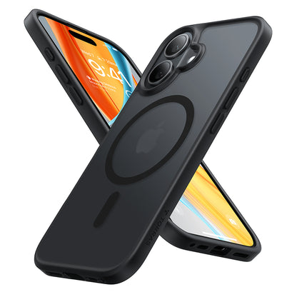 MagSafe Case for Apple iPhone 16, Torras, Guardian, Black