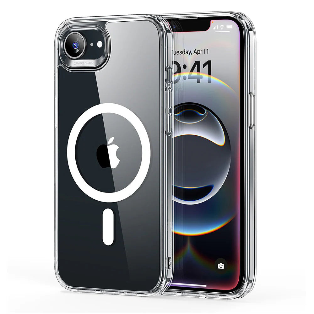 Capa MagSafe para Apple iPhone 17e / 16e, ESR, Classic Hybrid, Transparente