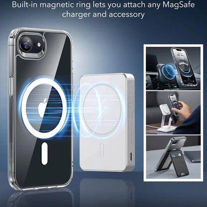 Capa MagSafe para Apple iPhone 17e / 16e, ESR, Classic Hybrid, Transparente