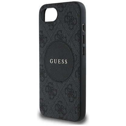 Capa MagSafe para Apple iPhone 16e, Guess, 4G Circle Classic Logo, Marrom