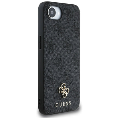 Capa MagSafe para Apple iPhone 16e, Guess, 4G Classic, Preta