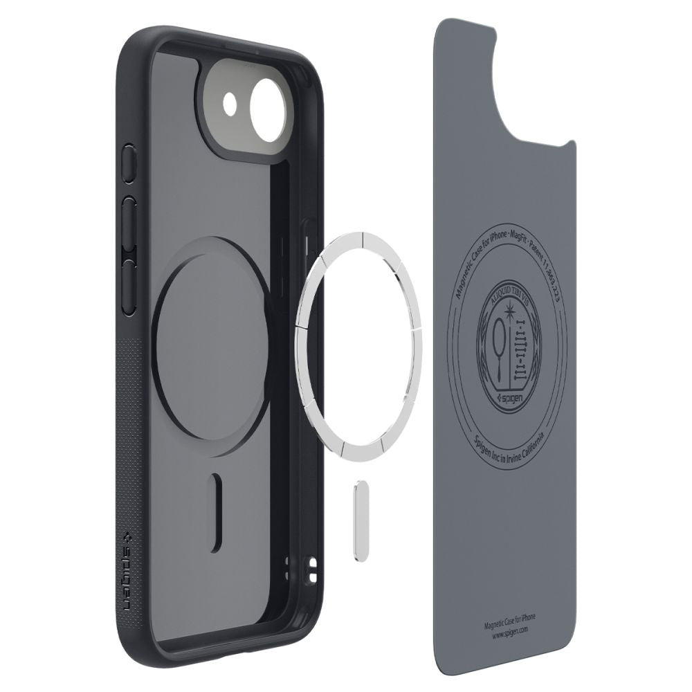 Capa MagSafe para Apple iPhone 17e / 16e, Spigen, Caseology Nano Pop, Preta ACS09155
