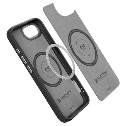 Capa MagSafe para Apple iPhone 17e / 16e, Spigen, Enzo Aramid, Preta Fosca