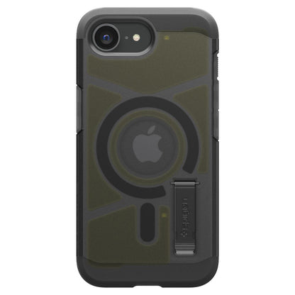 Capa MagSafe para Apple iPhone 17e / 16e, Spigen, Tough Armor, Preta Fosca