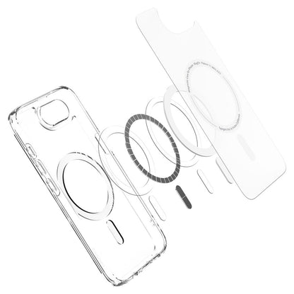 Capa MagSafe para Apple iPhone 17e / 16e, Spigen, Ultra Hybrid, Branco Acetinado