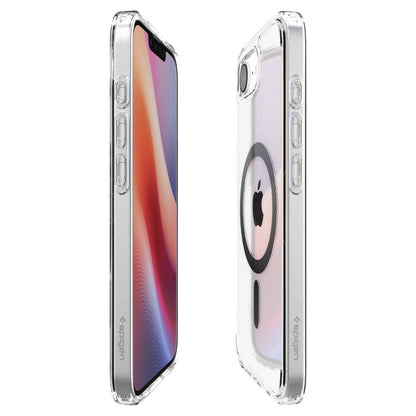 Capa MagSafe para Apple iPhone 17e / 16e, Spigen, Ultra Hybrid Carbon, Transparente