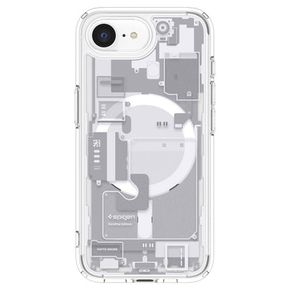 Capa MagSafe para Apple iPhone 17e / 16e, Spigen, Ultra Hybrid Zero One, Branca