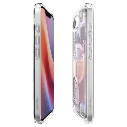 Capa MagSafe para Apple iPhone 17e / 16e, Spigen, Ultra Hybrid Zero One, Branca