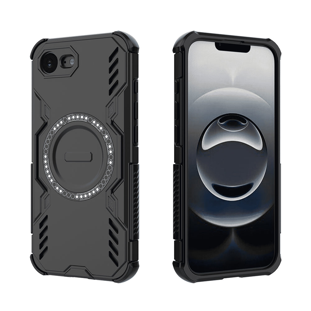 Capa MagSafe para Apple iPhone 17e / 16e, Techsuit, ArmorMag, Preta