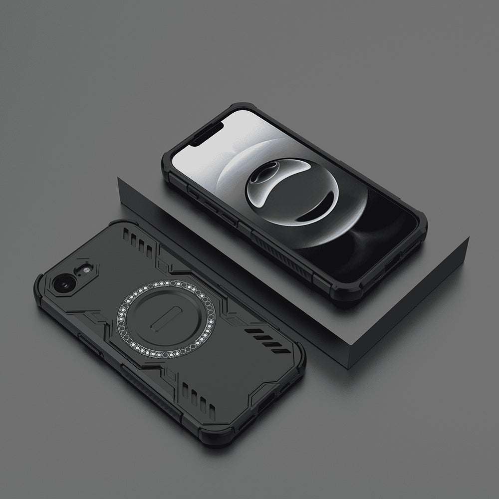 Capa MagSafe para Apple iPhone 17e / 16e, Techsuit, ArmorMag, Preta