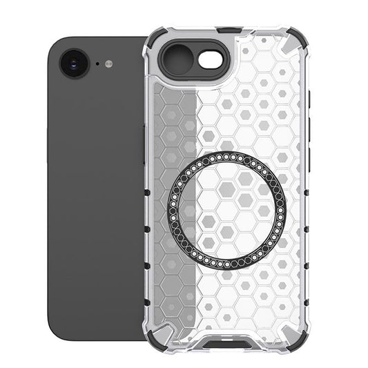 Capa MagSafe para Apple iPhone 17e / 16e, Techsuit, HoneyComb Shield, Branca