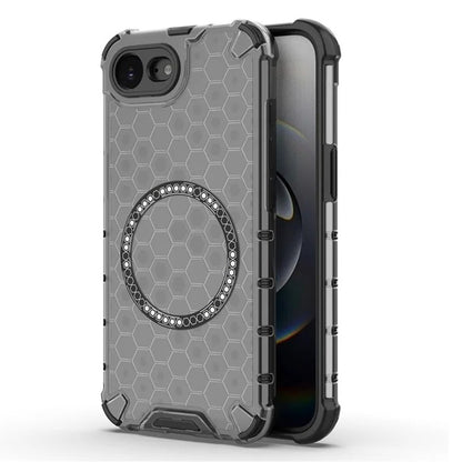 Capa MagSafe para Apple iPhone 17e / 16e, Techsuit, HoneyComb Shield, Preta