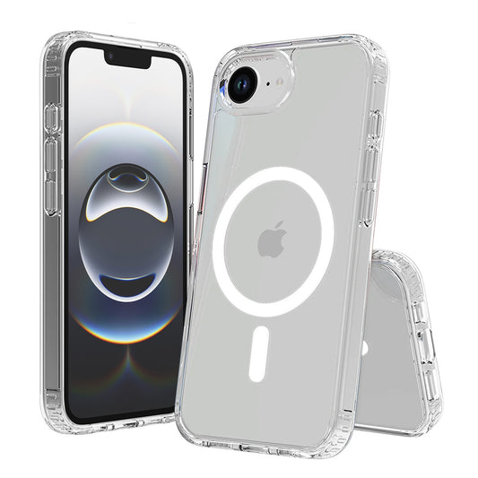 Capa MagSafe para Apple iPhone 17e / 16e, Techsuit, Pro, Transparente