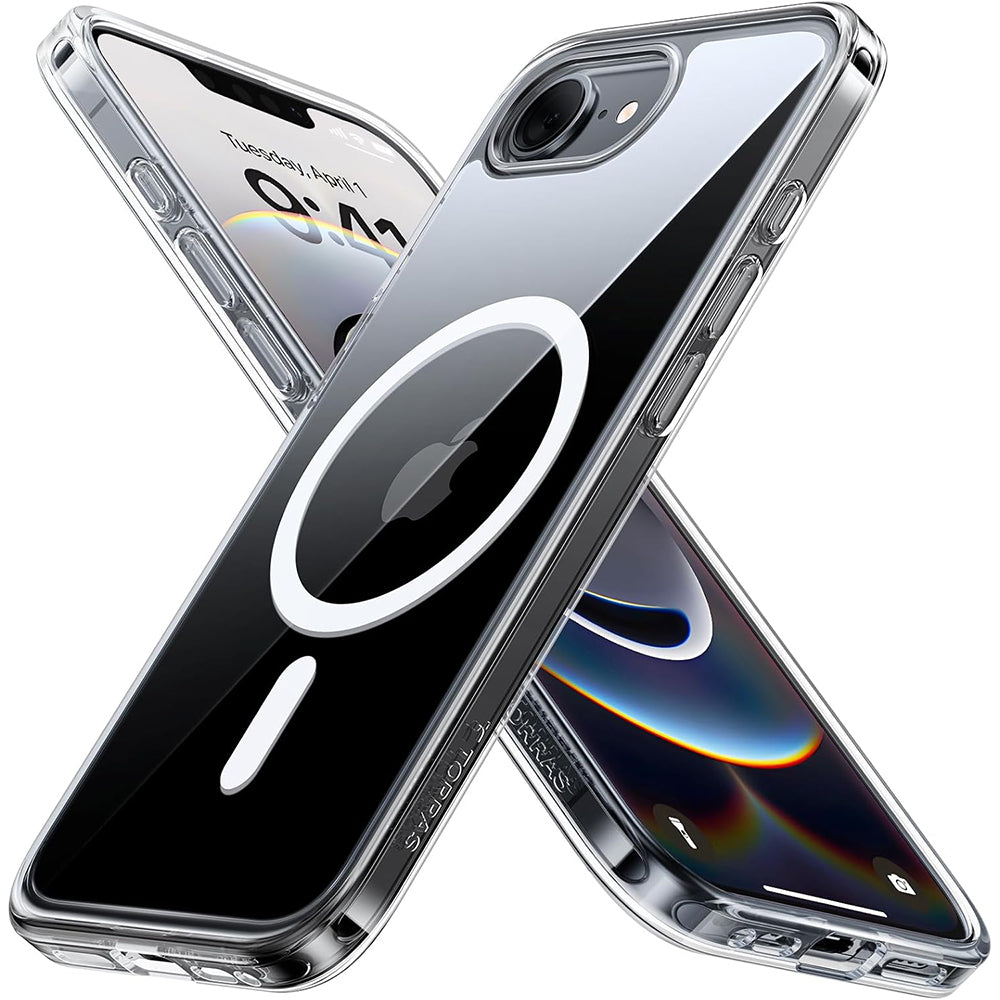 Capa MagSafe para Apple iPhone 17e / 16e, Torras, Guardian, Transparente